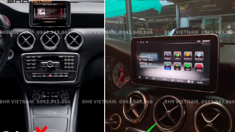 Màn hình DVD Android xe Mercedes A Class W176 (A200/ A250/ A45) 2013 - nay | Màn hình nguyên khối Flycar